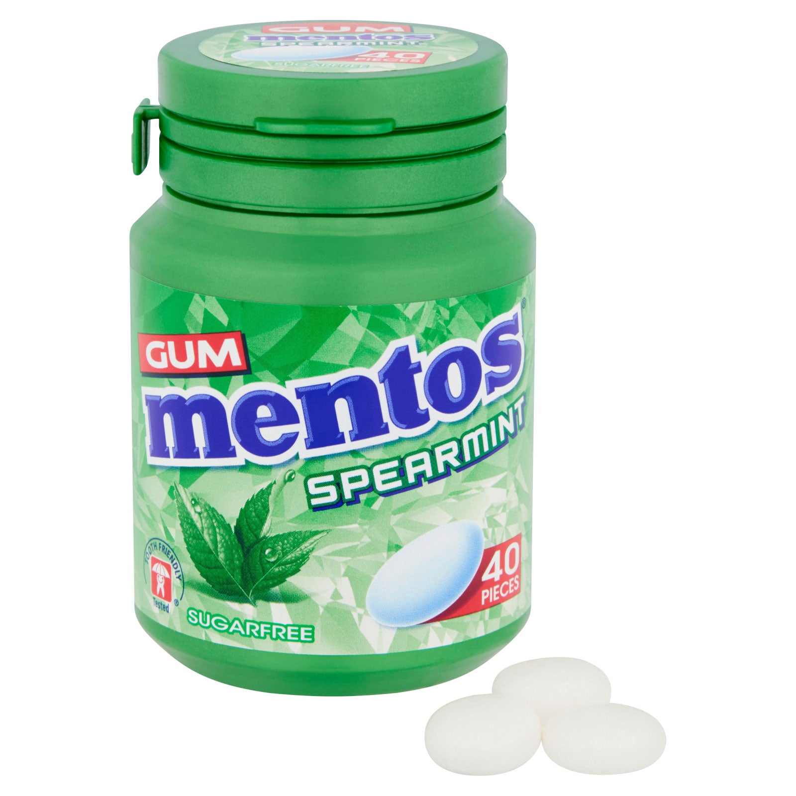 Mentos Spearmint Gum 07/27 Mentos Spearmint Gum 07/27